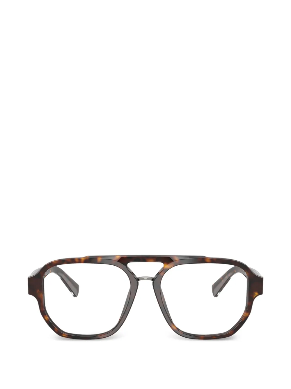 Dolce & Gabbana Eyewear pilot-frame glasses - Marrone