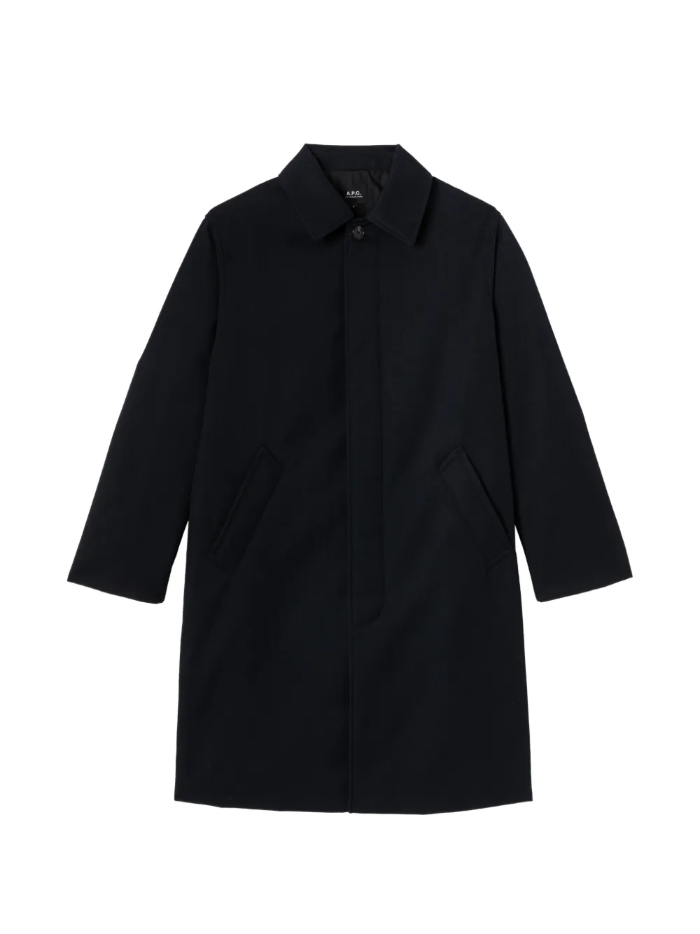 A.P.C. Mac single-breasted coat - Blu