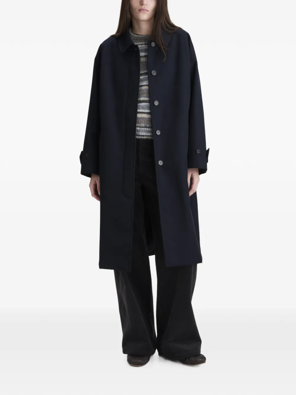 A.P.C. Jas met capuchon Blauw