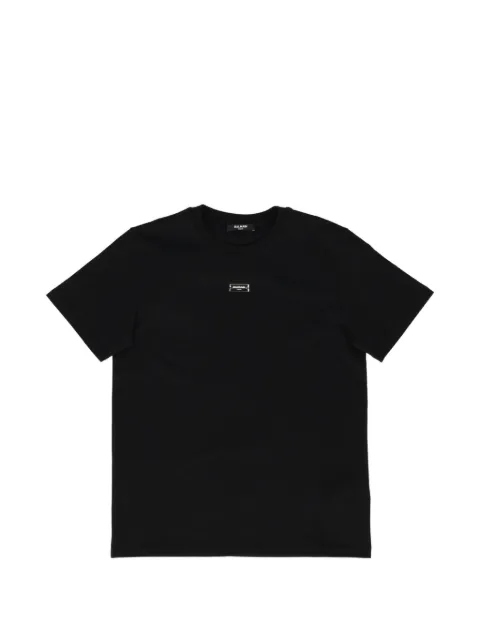 Balmain Kids playera de algodón con mangas tirantes