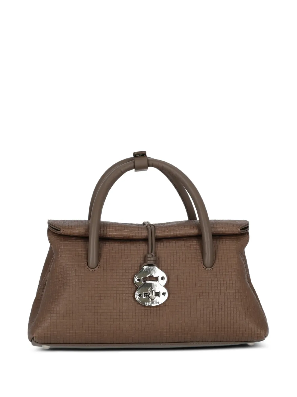 Zanellato small Dotta leather shoulder bag - Marrone