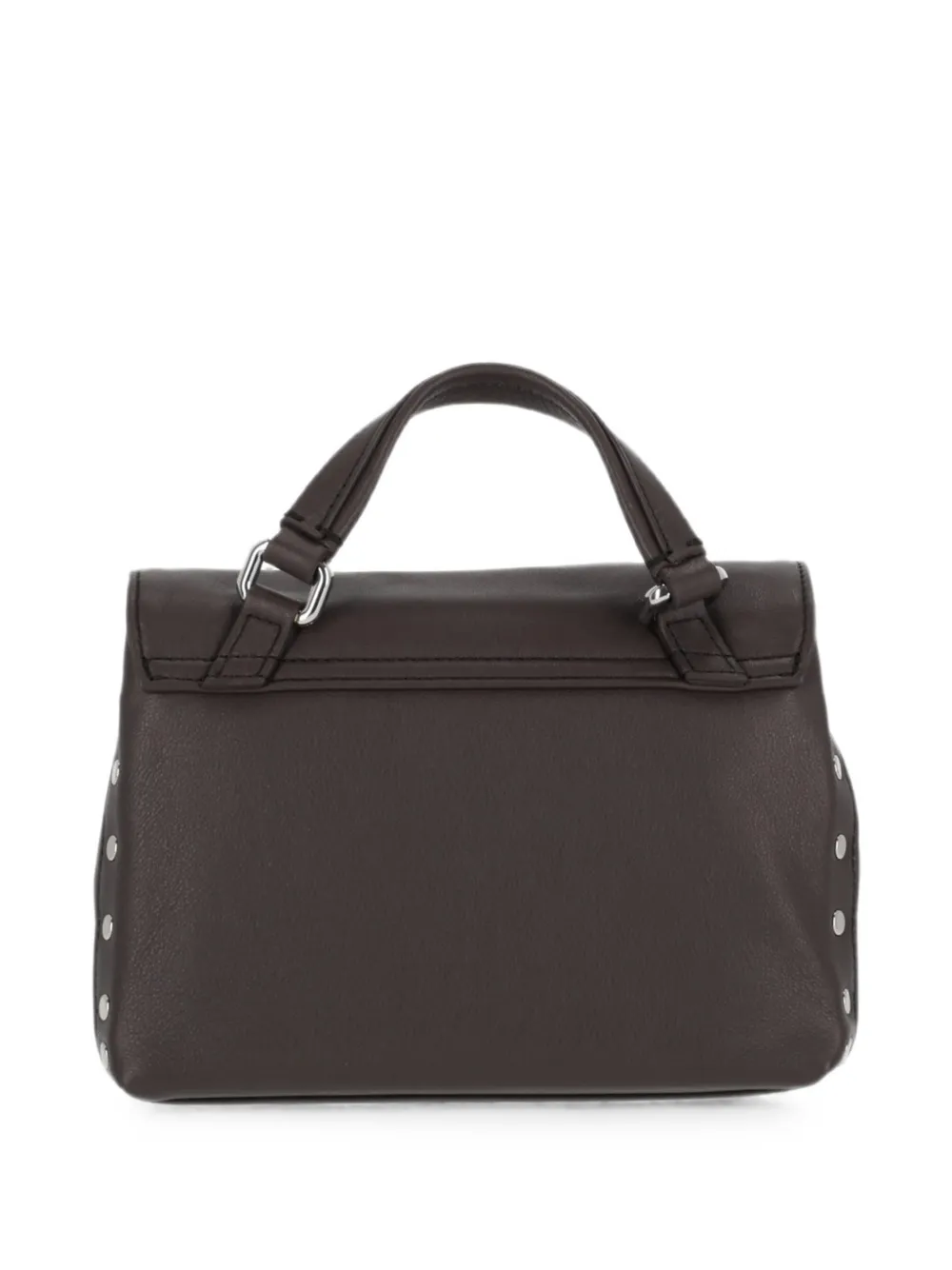Zanellato Baby Postina shopper verfraaid met studs Bruin