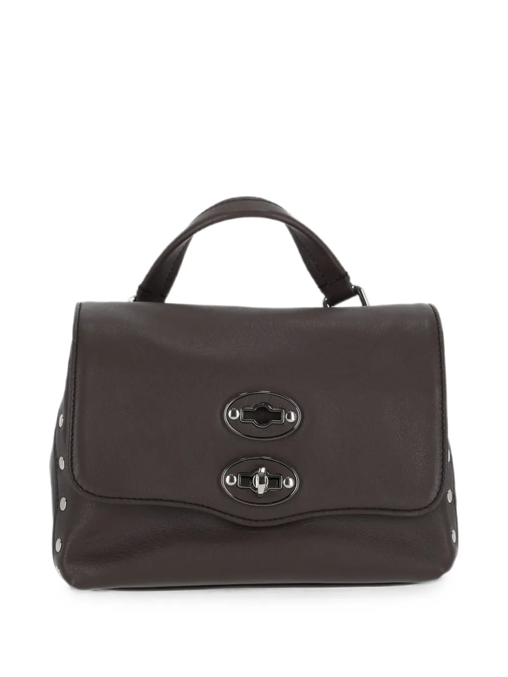 Zanellato baby Postina® stud-embellished tote bag - Marrone
