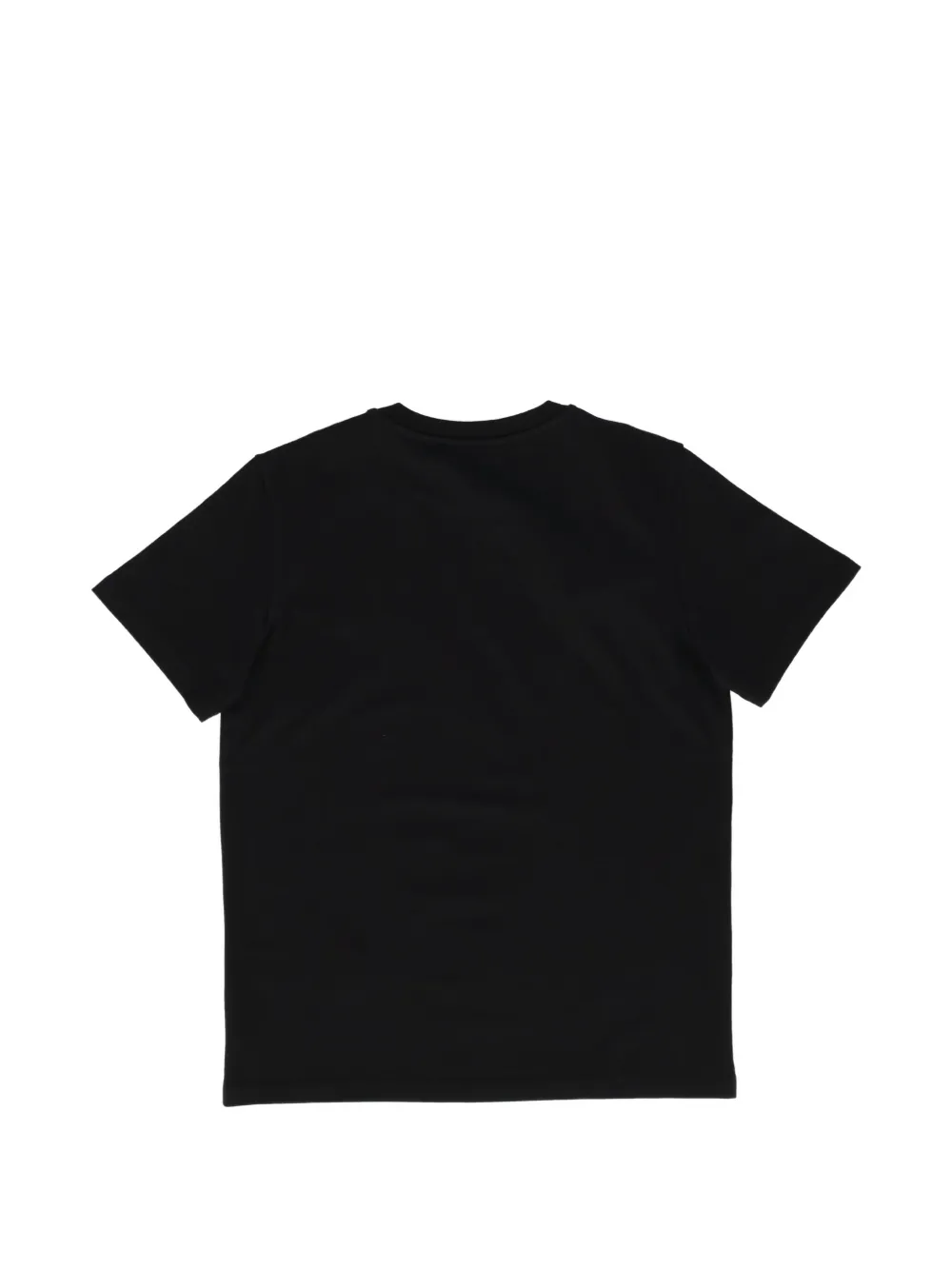 Balmain Kids T-shirt met logoplakkaat Zwart