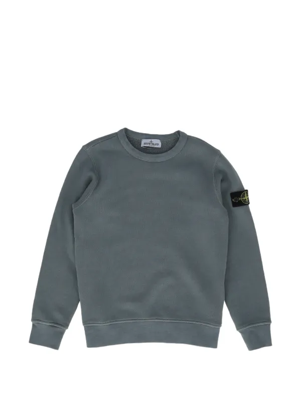 STONE  JUNIOR ロゴスウェット　ストーンアイランド Stone Island Junior ロゴ スウェットシャツ | ブルー | FARFETCH JP