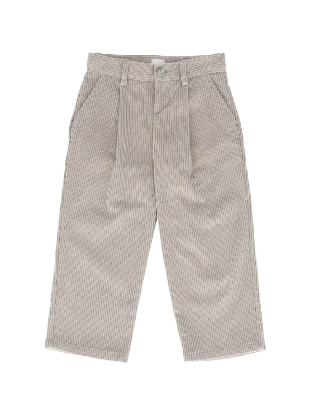 Eleventy Kids pleated corduroy trousers - Toni neutri
