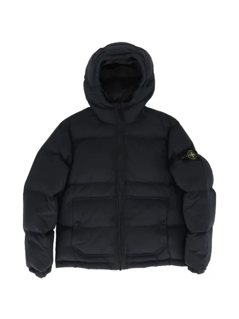 Stone Island Junior Compass-badge puffer jacket