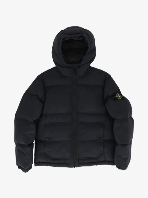 Stone Island Junior Compass-badge puffer jacket