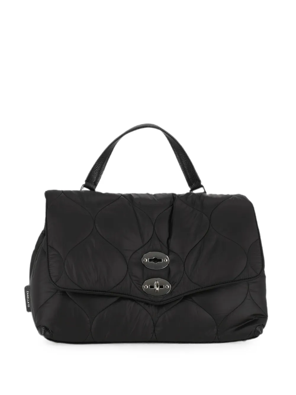 Zanellato Postina Lunaria quilted shoulder bag - Schwarz