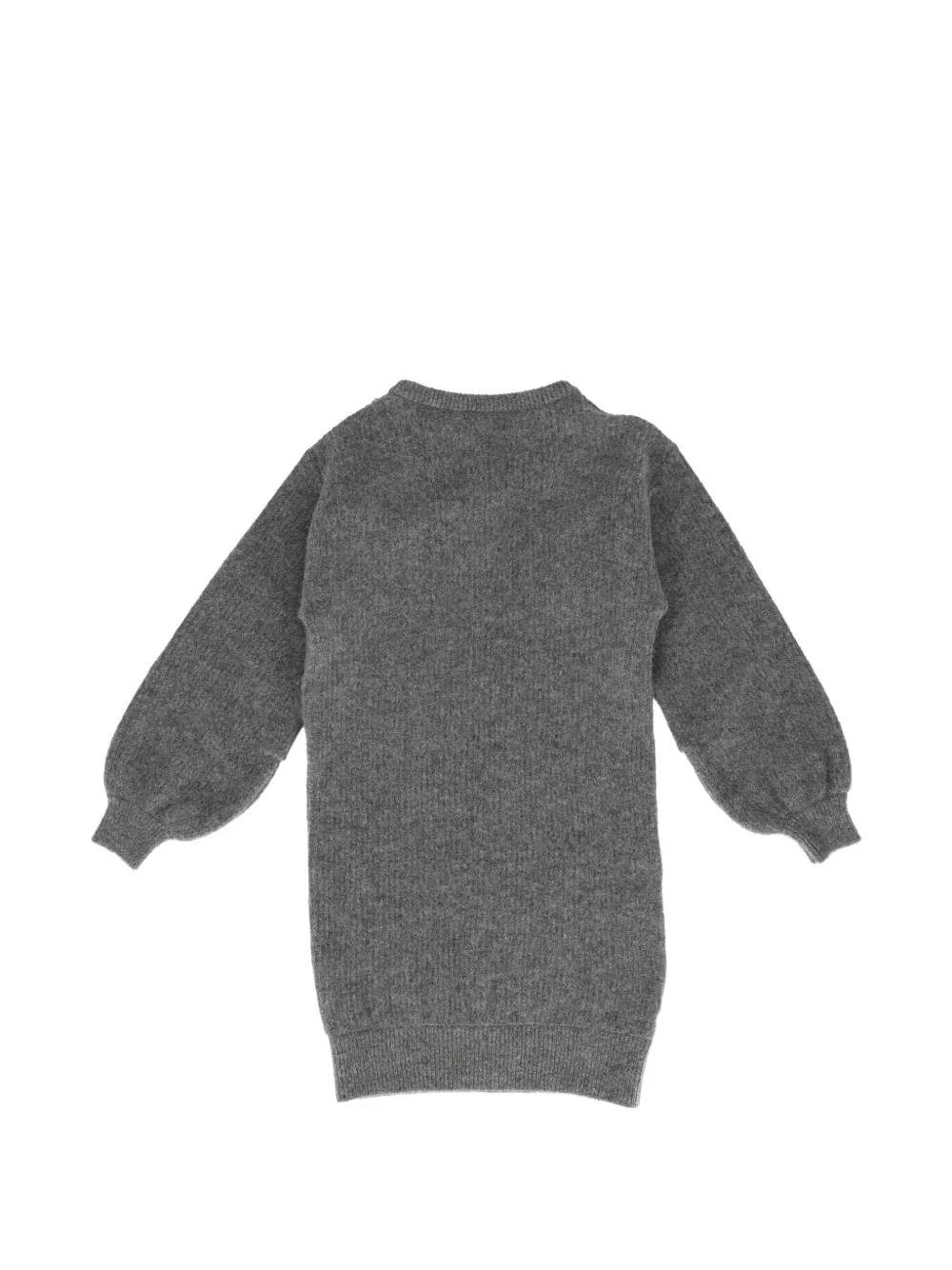Balmain Kids Gebreide jurk Grijs