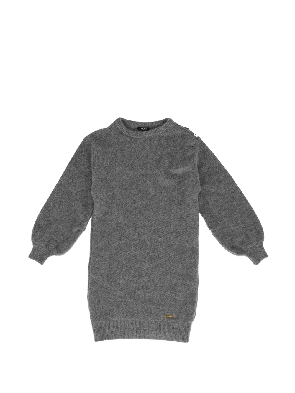 Balmain Kids knitted dress - Grigio