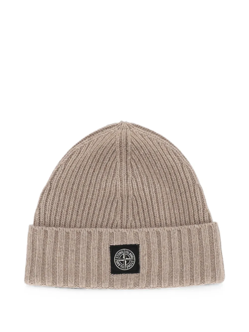 Stone Island Junior Cappello con applicazione logo - Toni neutri