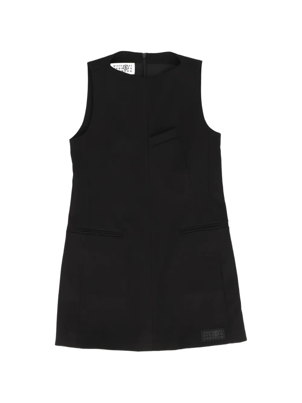 MM6 Maison Margiela Kids sleeveless A-line dress - Black