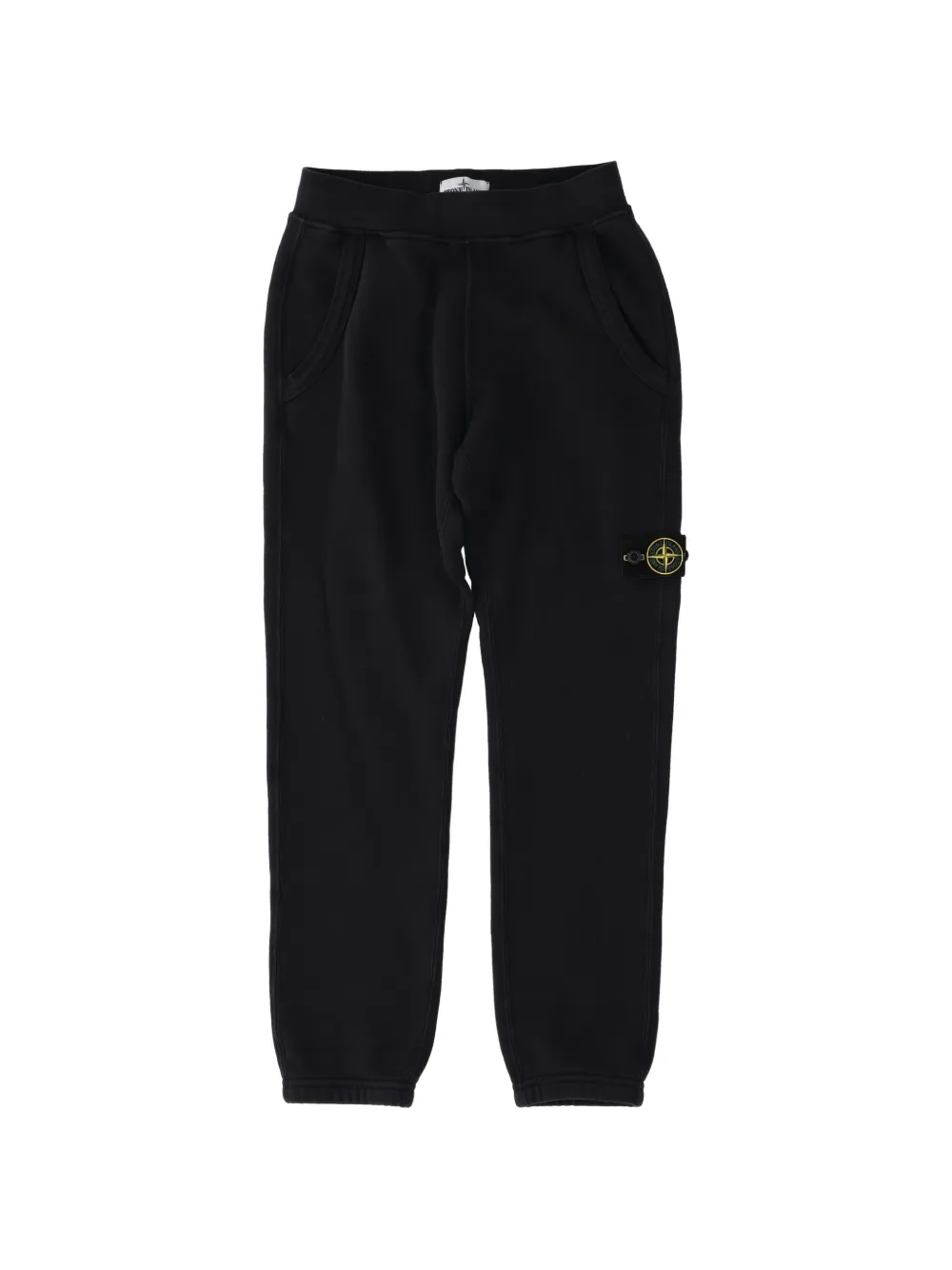 Stone Island Junior logo-patch track pants - Nero