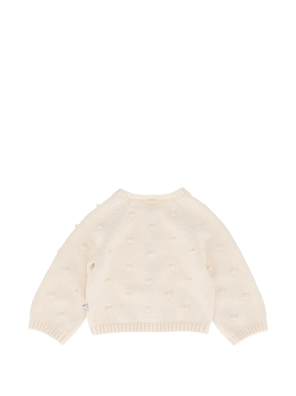 Stella McCartney Kids Gebreid vest met knopen Beige