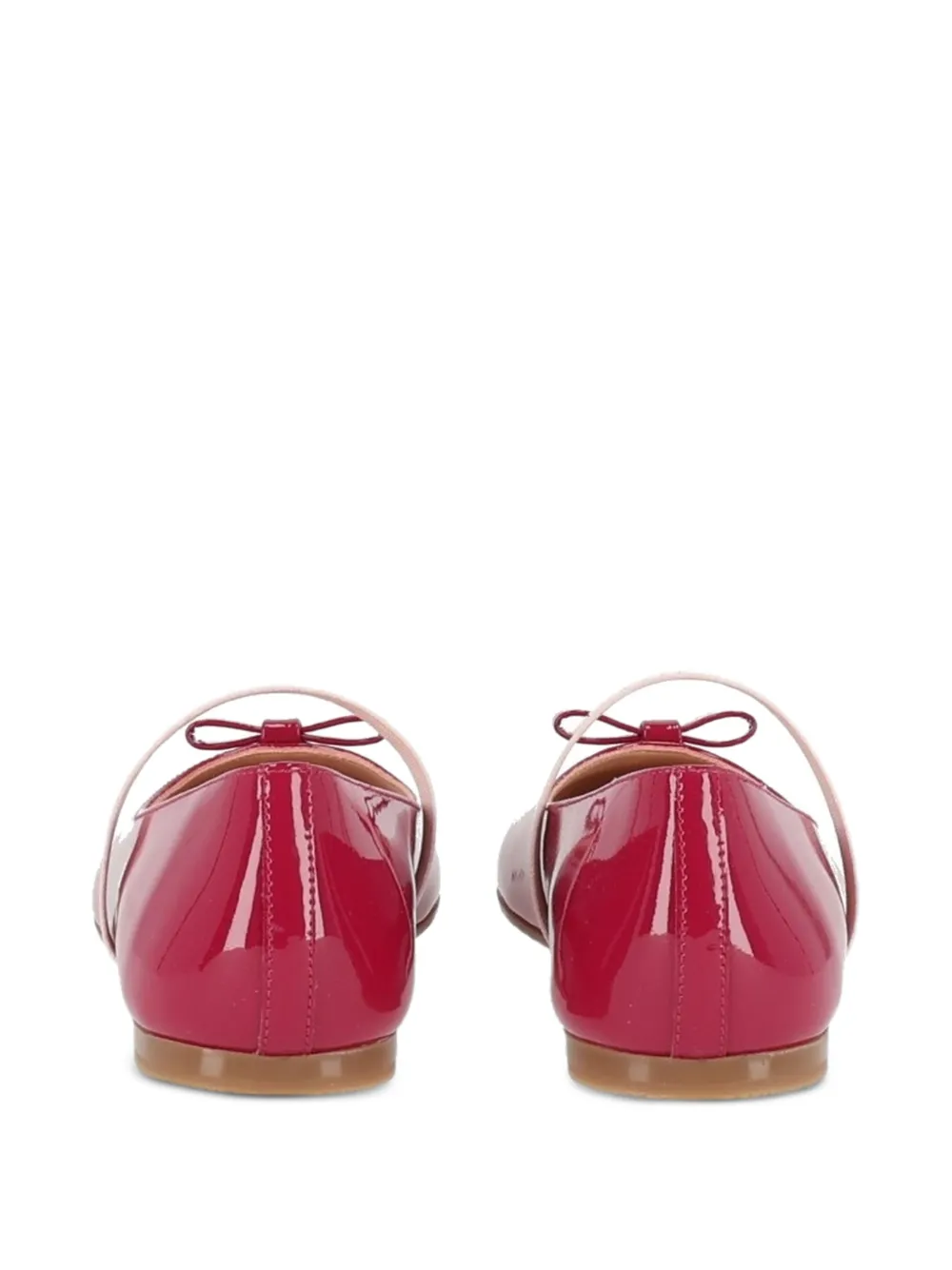 Dolce & Gabbana Kids bow-detail ballet flats Rood