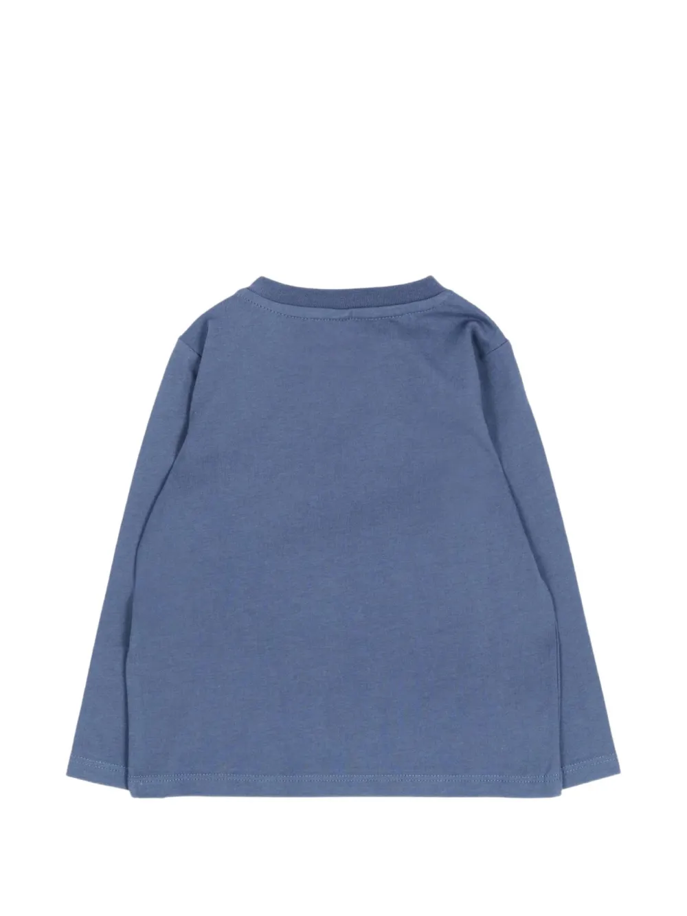 Stella McCartney Kids T-shirt met logoprint Blauw