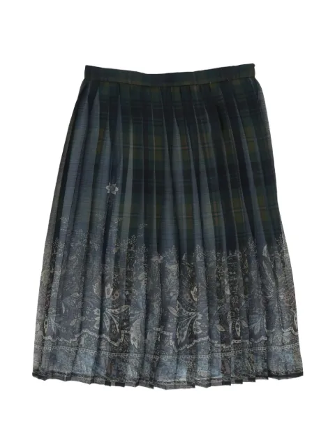 ETRO KIDS Paisley-print pleated skirt