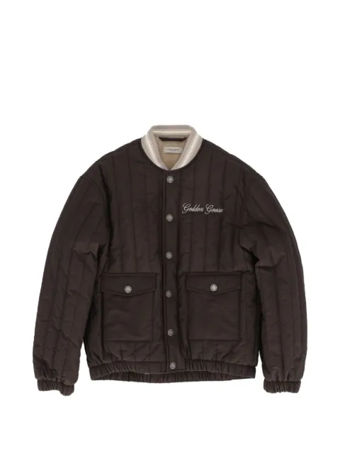 Golden Goose Kids Journey quilted bomber jacket