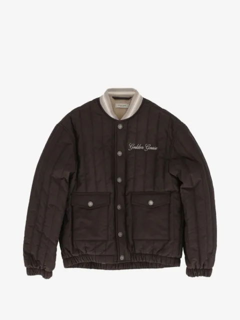 Golden Goose Kids Journey quilted bomber jacket