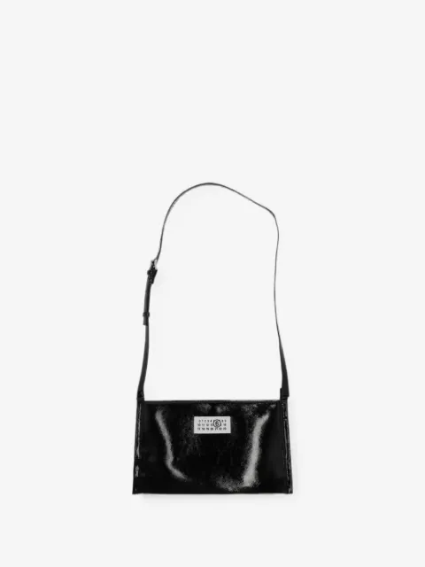 MM6 Maison Margiela Kids logo-patch shoulder bag