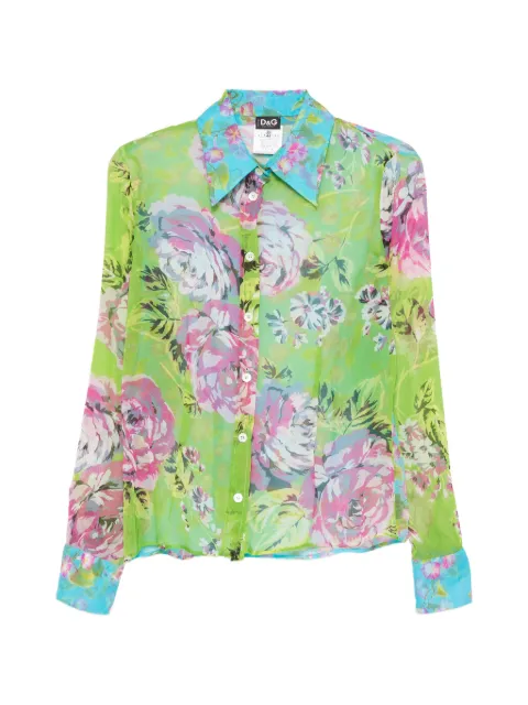Dolce & Gabbana Pre-Owned Camicia a fiori anni 2000
