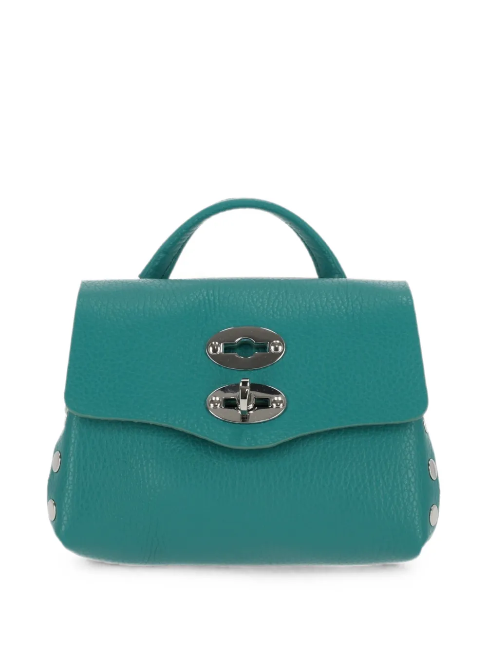 Zanellato super baby Postina® stud-embellished cross body bag - Verde