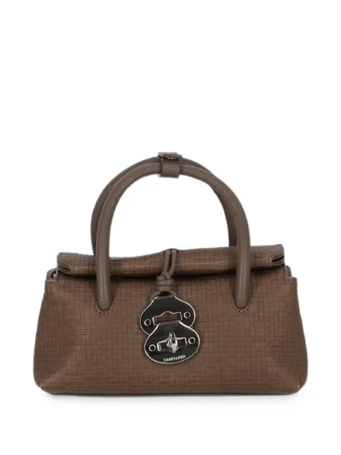 Zanellato bolsa de hombro Dotta Baby de piel