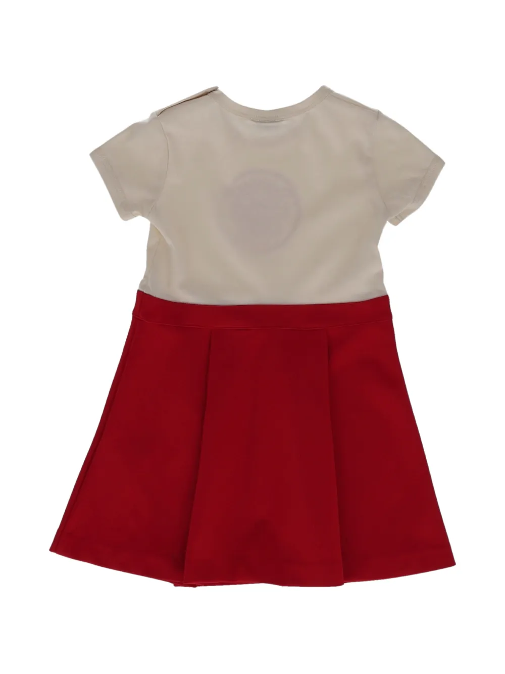 Versace Kids Medusa Head jurk met plooien Rood