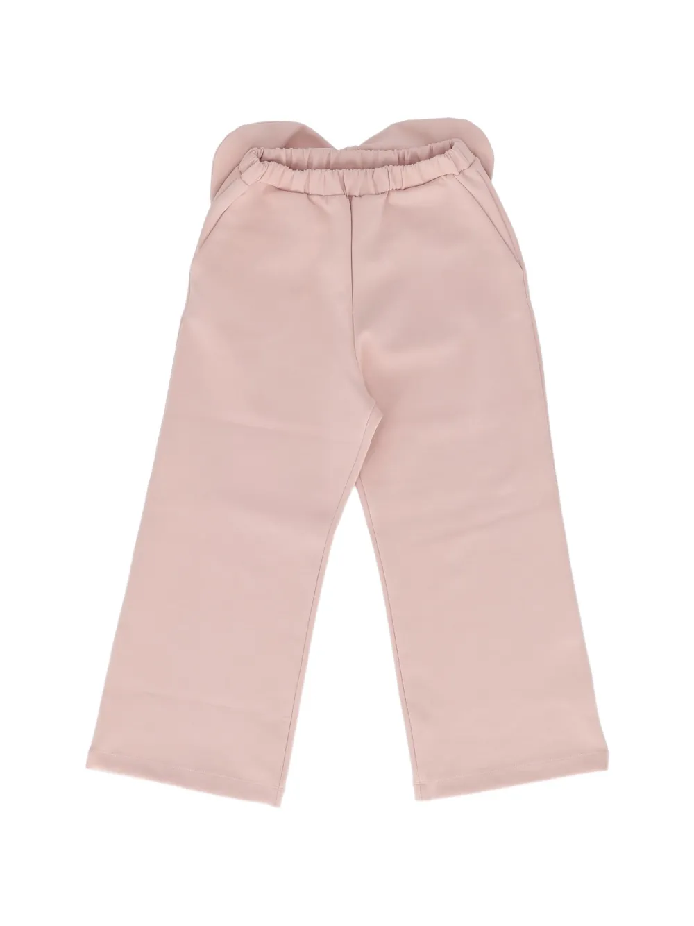 Douuod Kids bow-detail track pants - Rosa