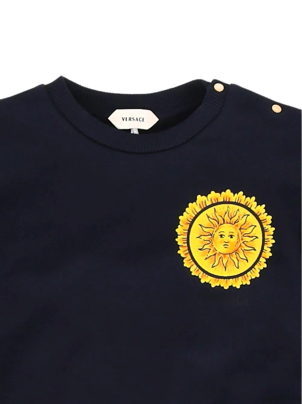 Versace Kids Sweater met print Blauw