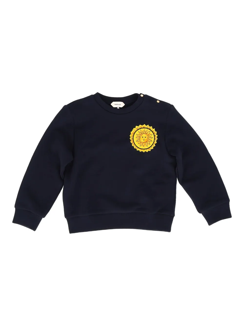 Versace Kids sun-print sweatshirt - Blau