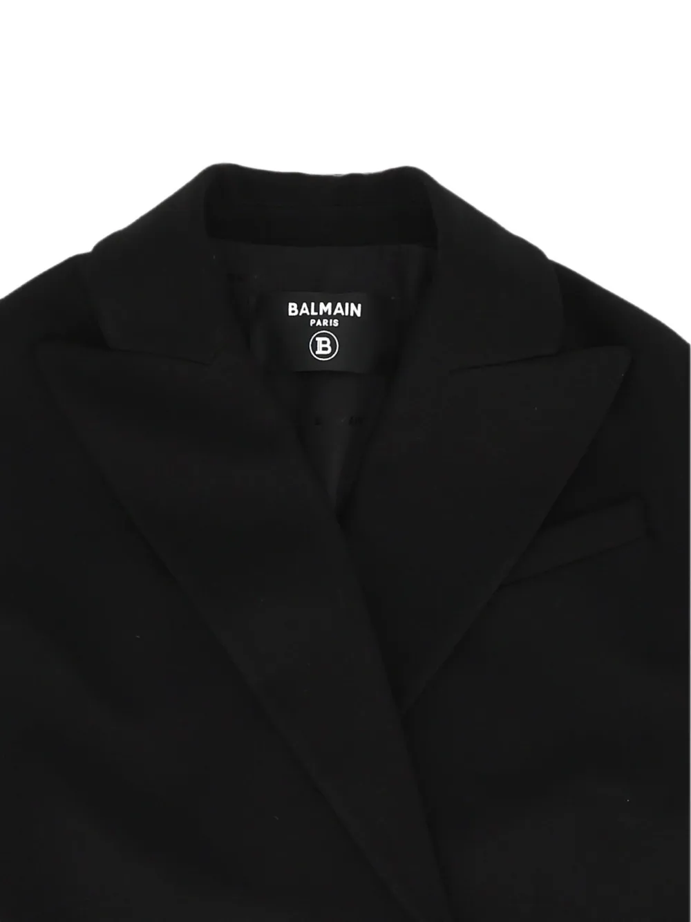 Balmain Kids Jas met dubbele rij knopen Zwart