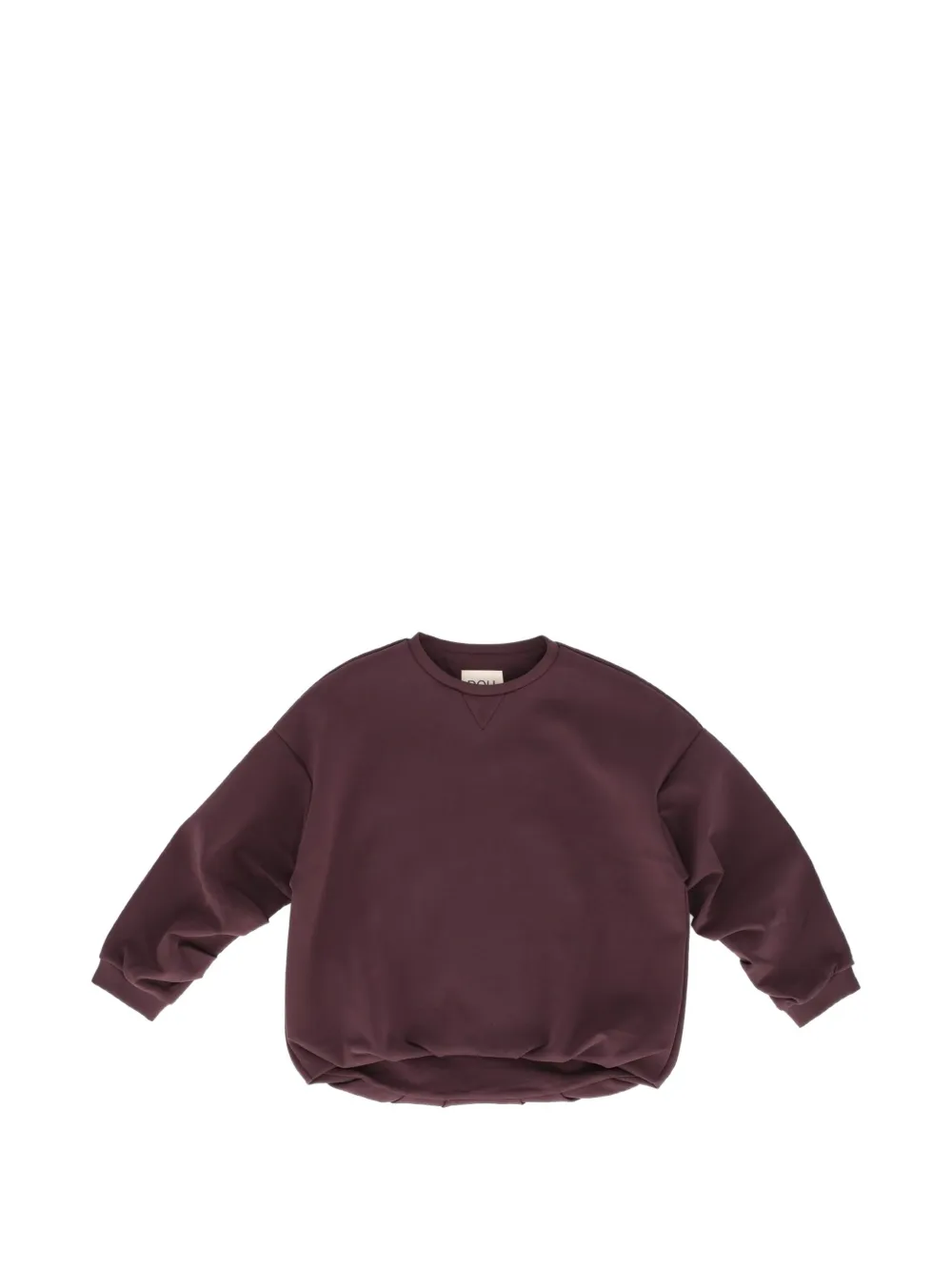 Douuod Kids crew-neck long-sleeve sweater - Violett