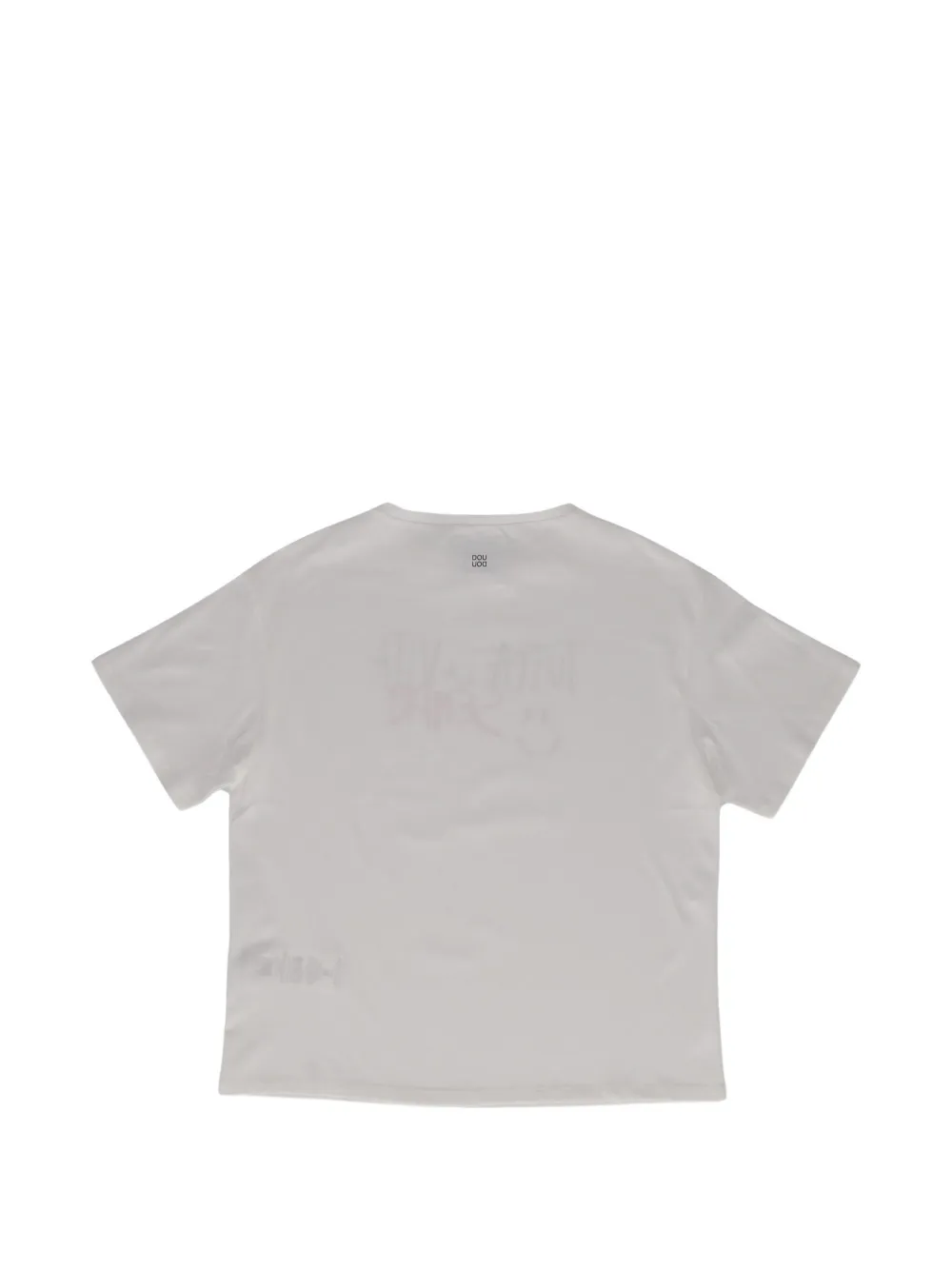 Douuod Kids T-shirt met tekst Wit