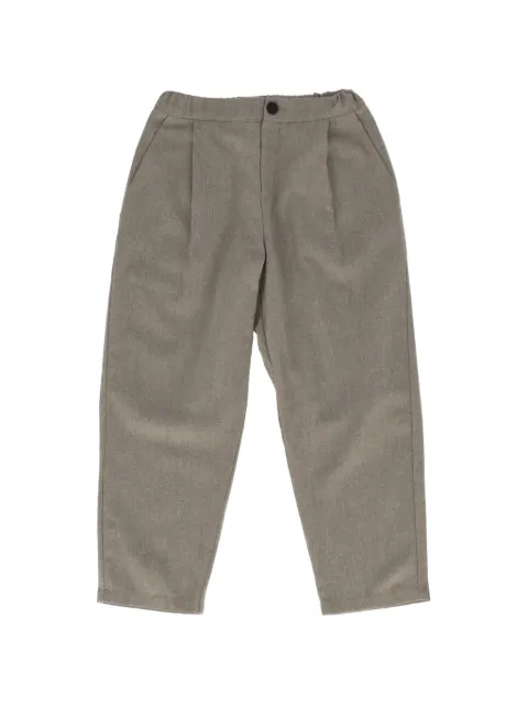 Douuod Kids pleated cotton trousers