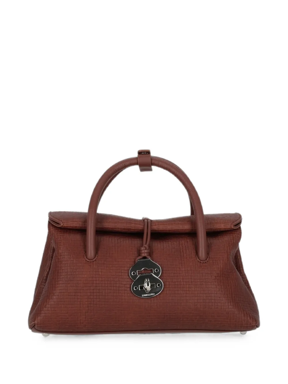 Zanellato small Dotta leather shoulder bag - Marrone