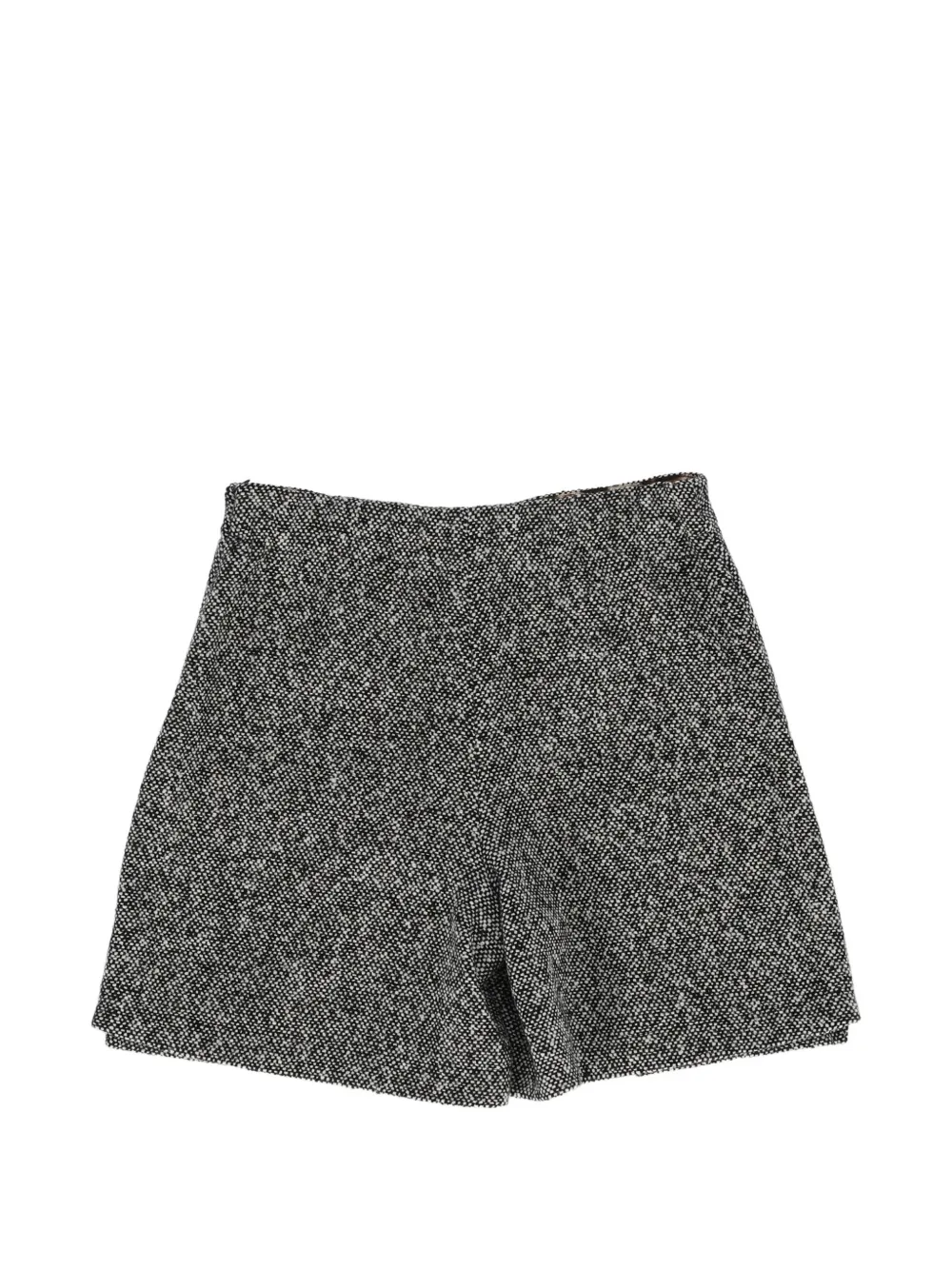 Dolce & Gabbana Kids Birdseye rok van wolblend Zwart