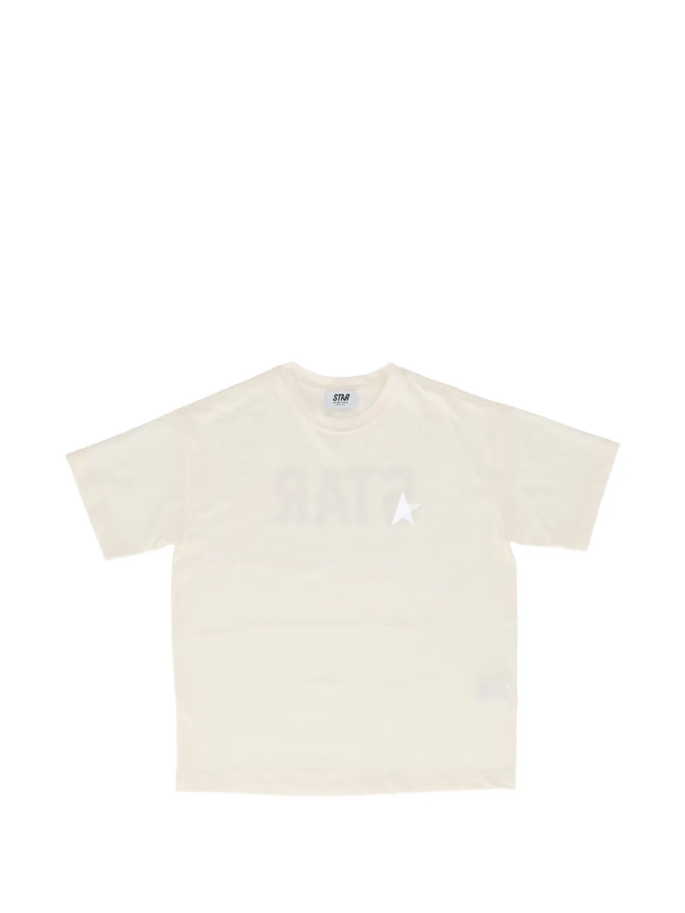 Golden Goose Kids Star logo-print T-shirt - Toni neutri