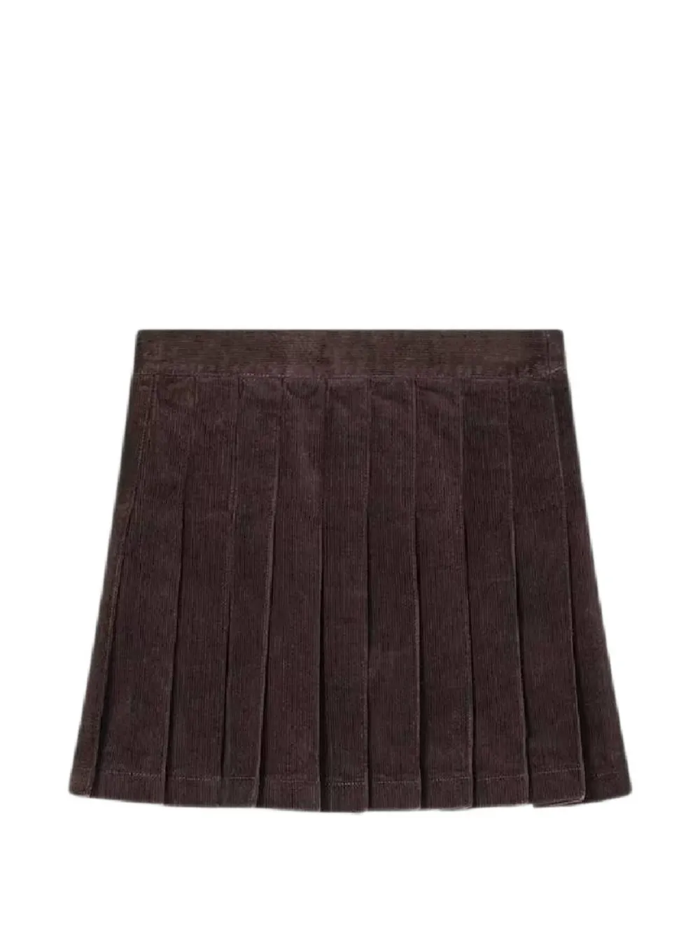 Golden Goose Kids Journey Girl ribfluwelen plooirok Bruin