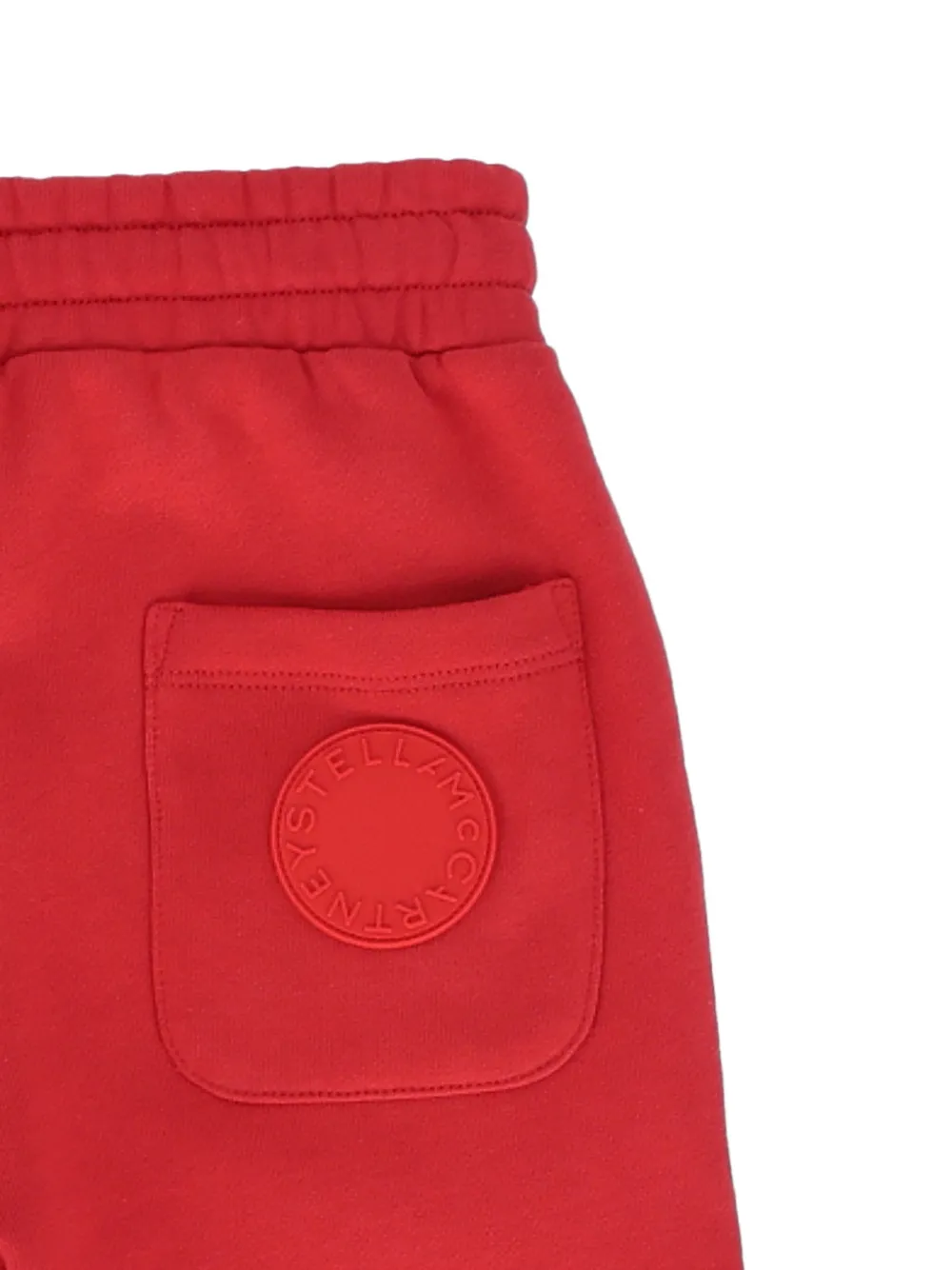 Stella McCartney Kids Trainingsbroek met logopatch Rood