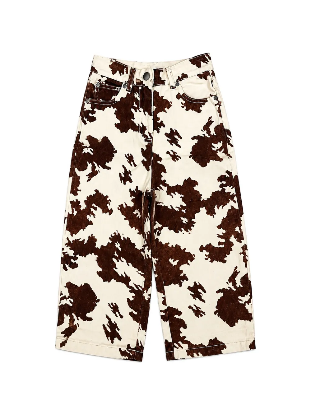 Stella McCartney Kids Pantaloni con stampa maculata - Toni neutri
