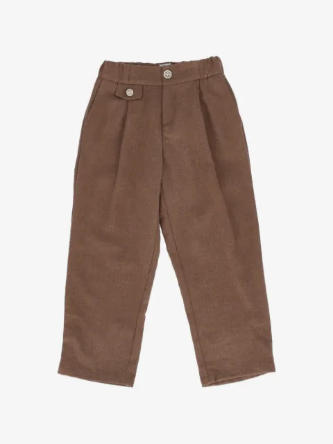 Eleventy Kids pantalon à poches à rabat