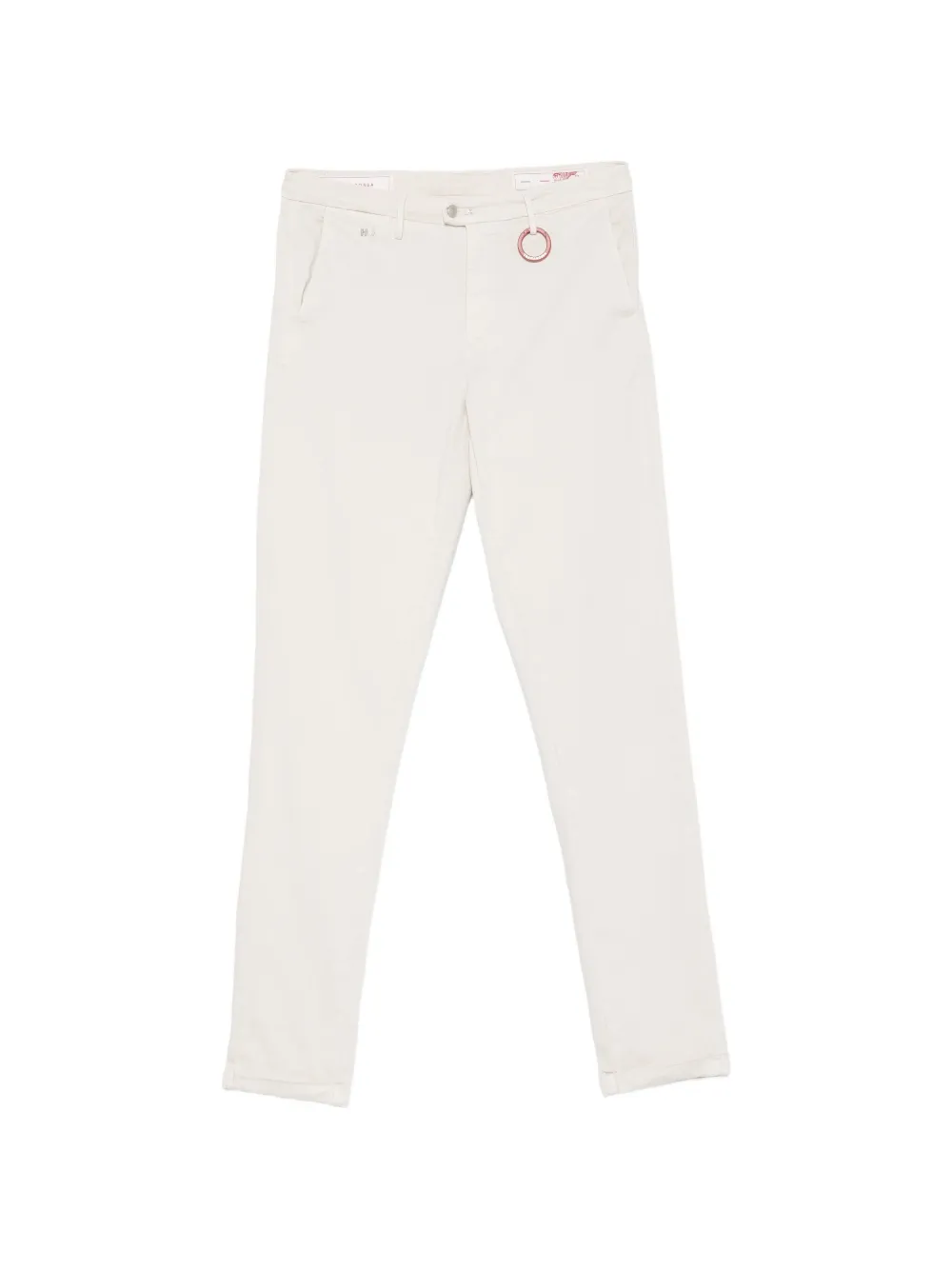 Sartoria Tramarossa Luis logo-plaque trousers - Toni neutri