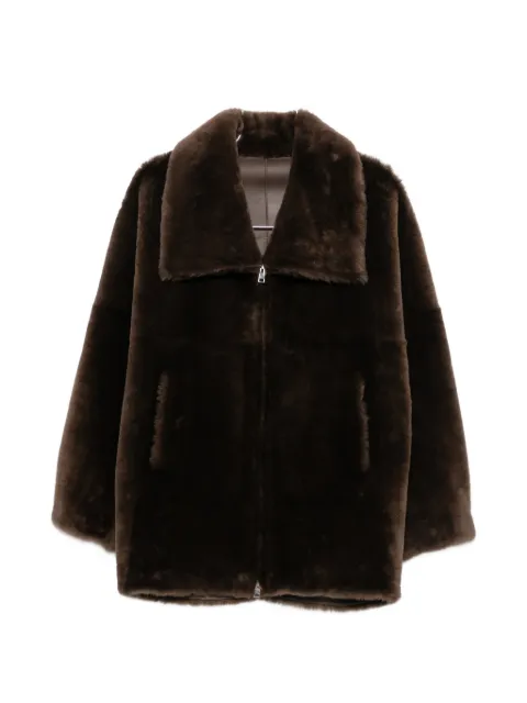 Blancha zip-up shearling jacket