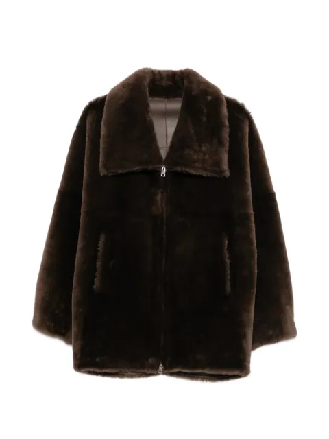 Blancha zip-up shearling jacket