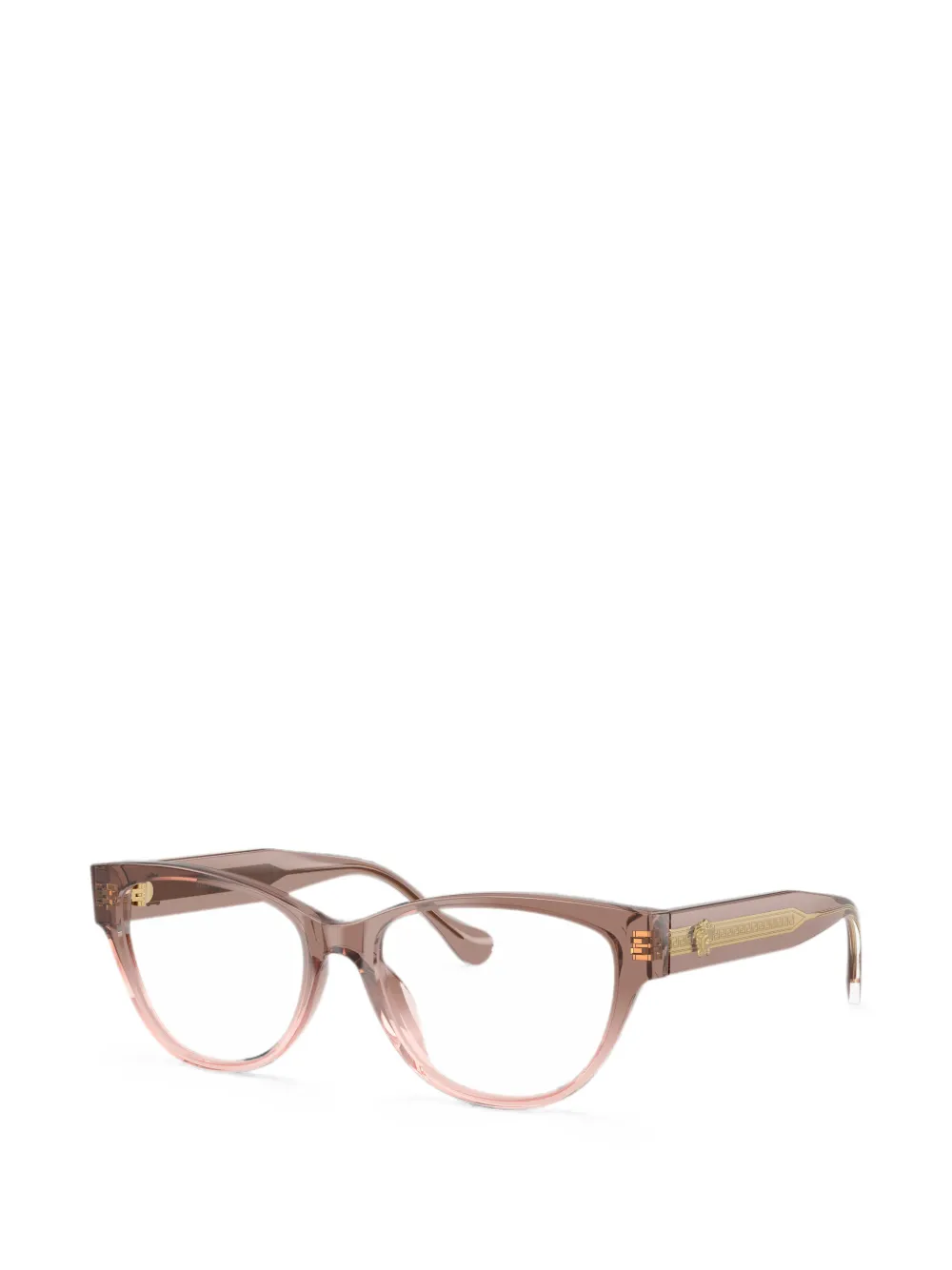 Versace Eyewear Medusa bril met cat-eye montuur Roze
