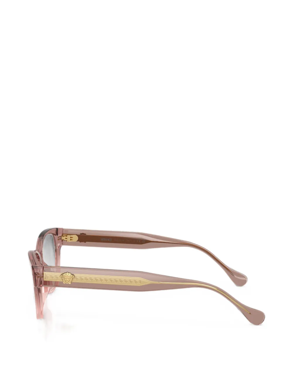 Versace Eyewear Medusa bril met cat-eye montuur Roze