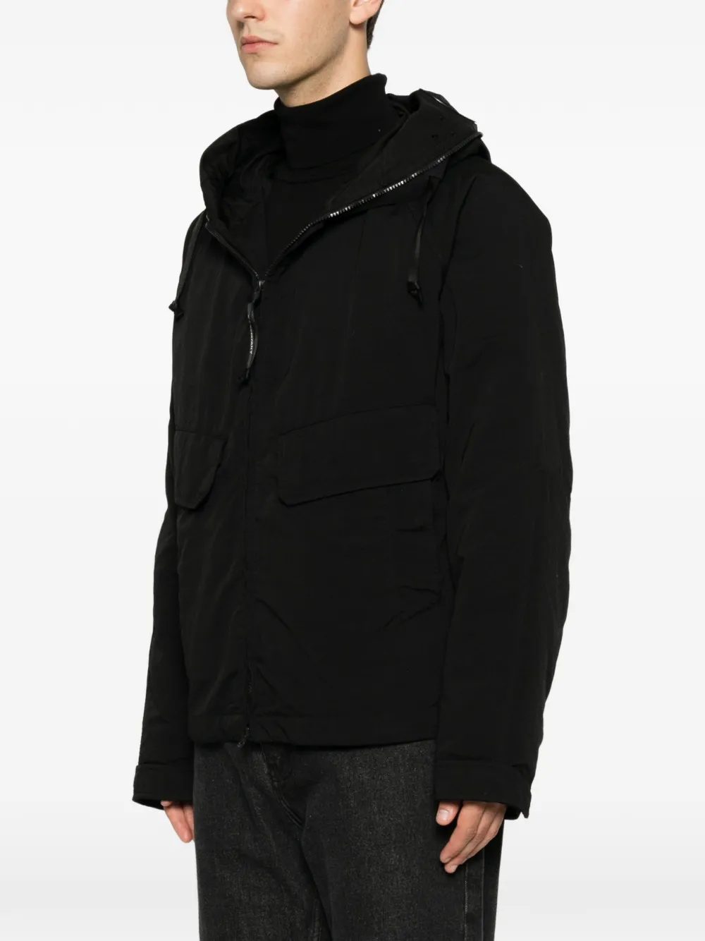 C.P. Company Jack met capuchon Zwart