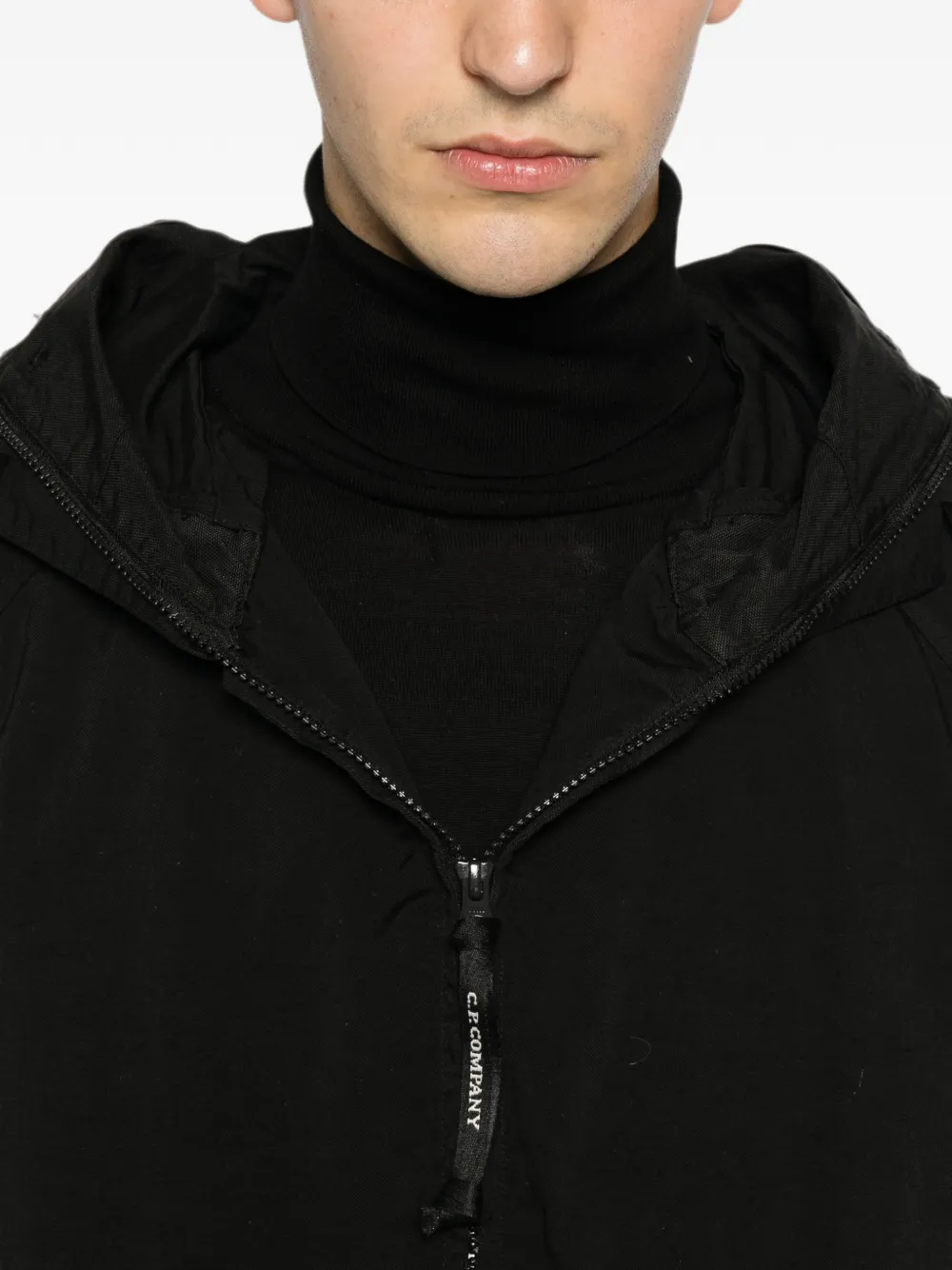 C.P. Company Jack met capuchon Zwart